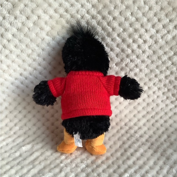 Build A Bear Workshop SmallFry Penguin Sparkly Fur Wearing Red Sweater - Picture 3 of 9